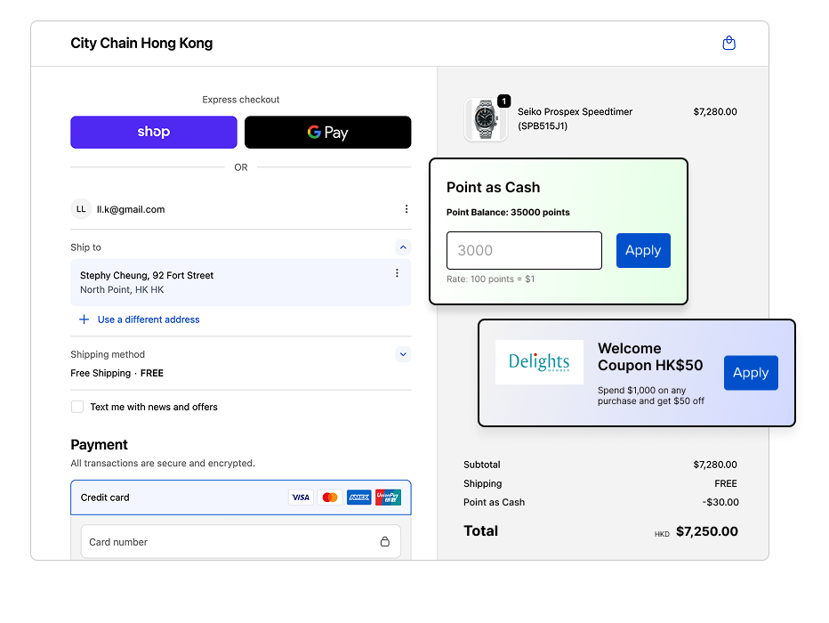 Shopify app development and checkout customisation